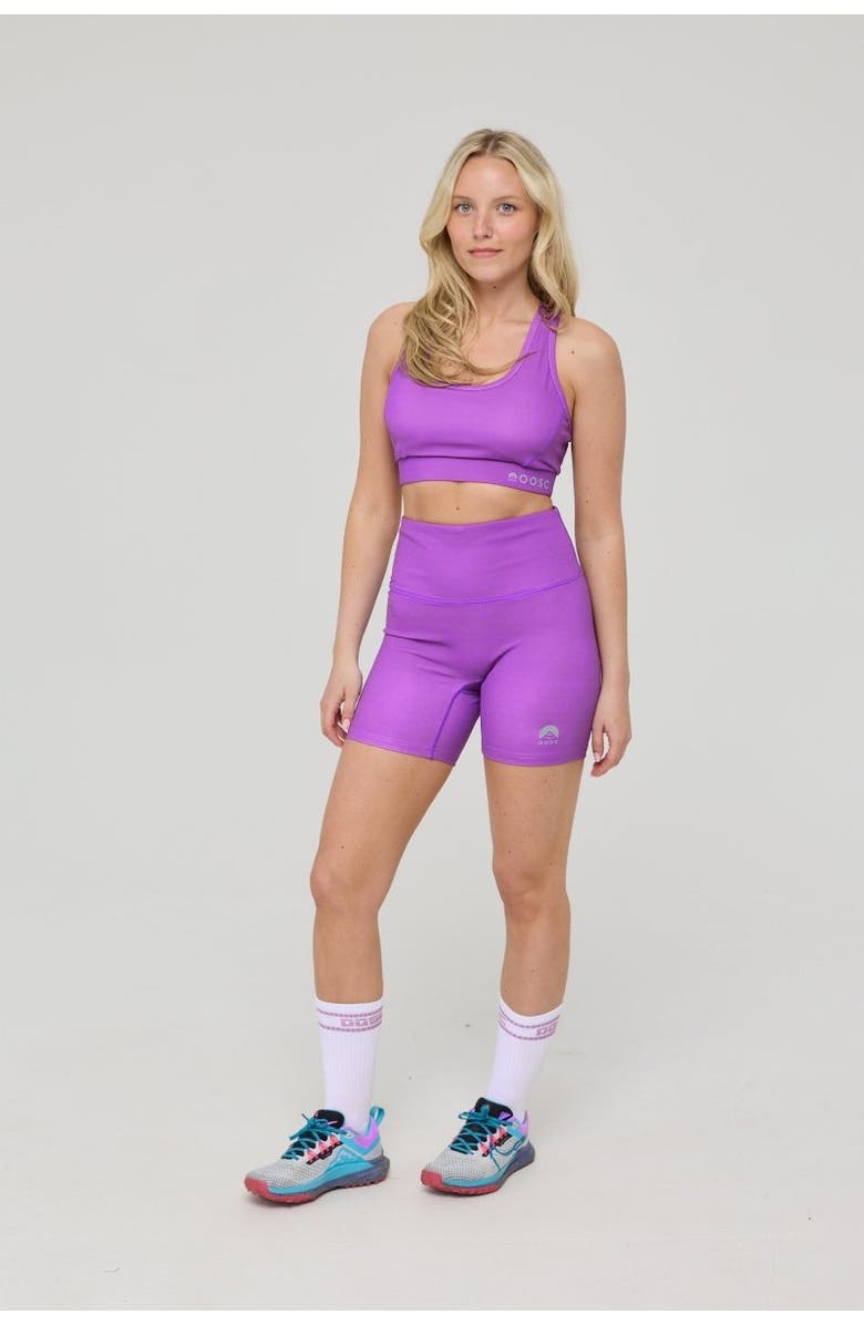 OOSC High Support Elite Crossback Sports Bra - Purple, Alternate, color, Purple