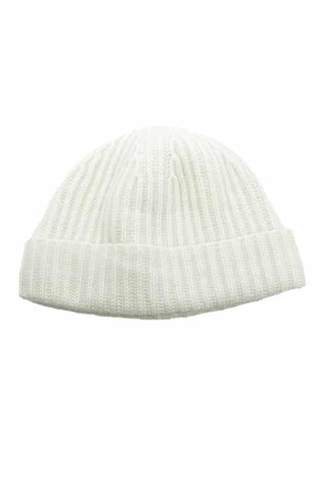 Portolano Cashmere Ribbed Cuffed Beanie