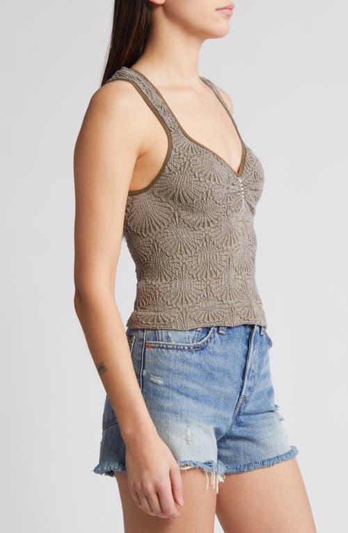 Free People Love Letter Floral Smocked Top In Stingray