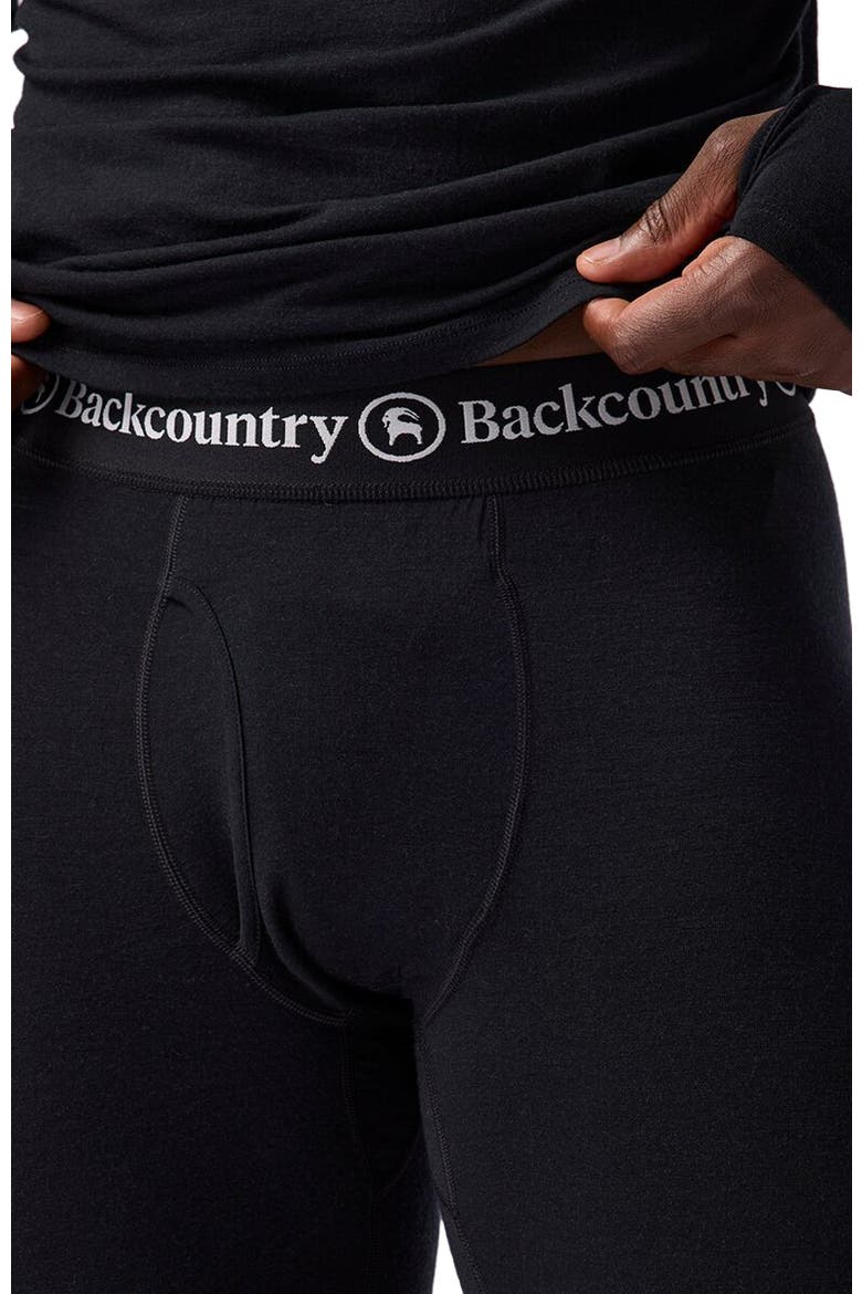 Cedars Rws Merino Lt-Wt Baselayer Bottom - Men's, Alternate, color, Black