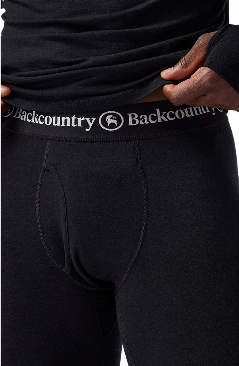Backcountry Cedars Rws Merino Lt-Wt Baselayer Bottom - Men's, Alternate, color, Black