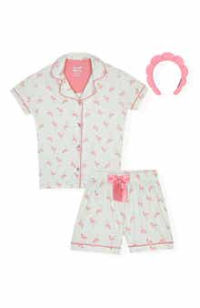SLEEP ON IT Kids' Two-Piece Short Pajamas & Headband Set