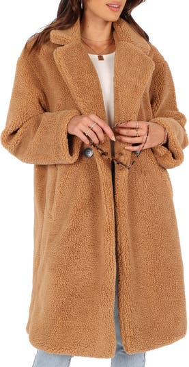 Beatrice Oversize Faux Shearling Coat