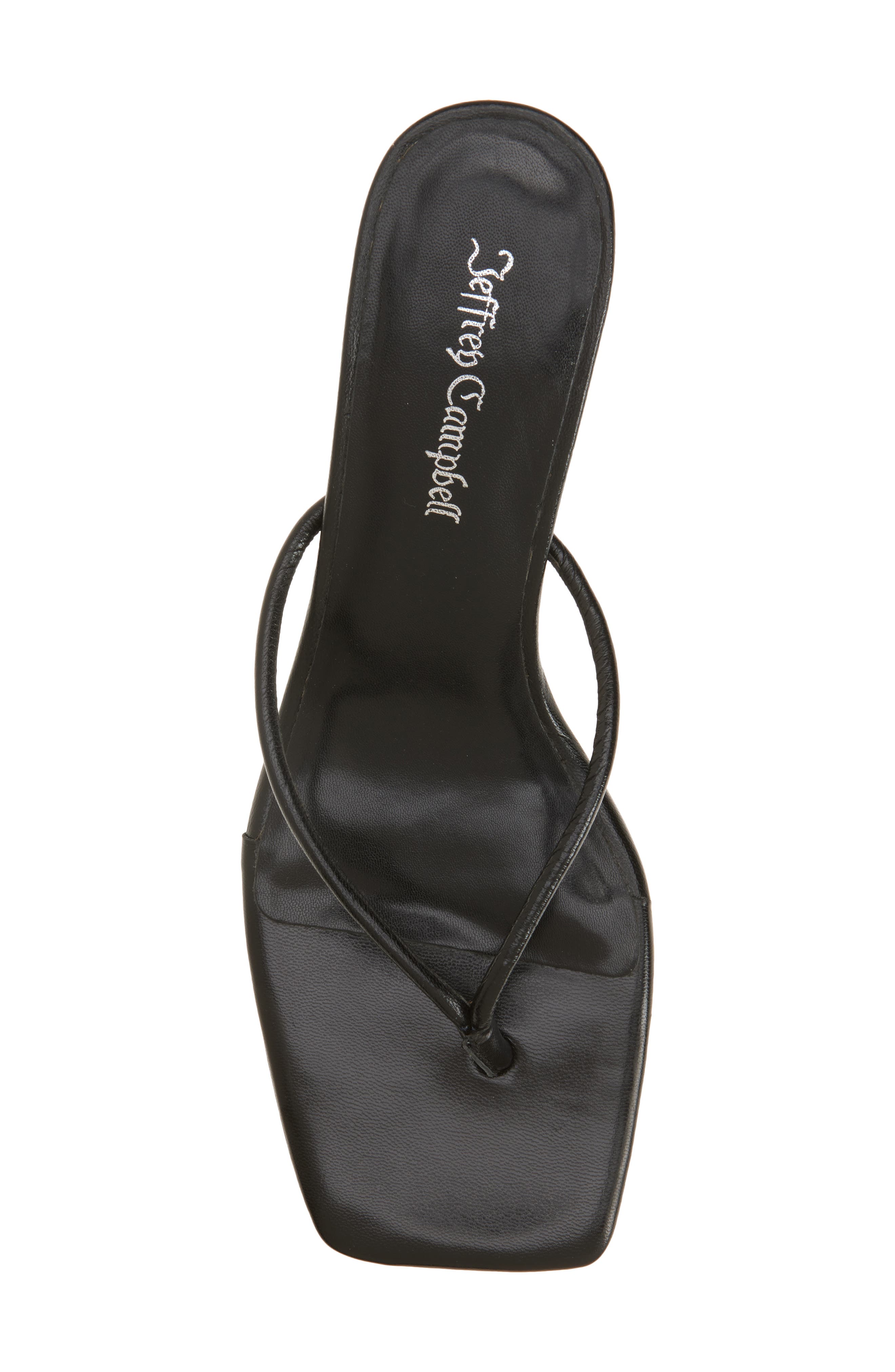 Jeffrey Campbell Simplicity Wedge Flip Flop, Alternate, color, Black