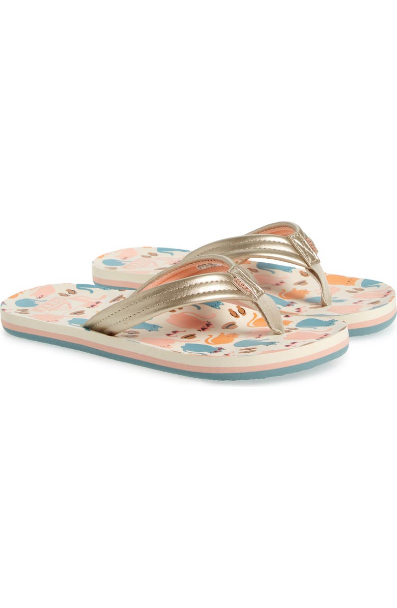 Reef Kids' Little Ahi Flip Flop, Main, color,