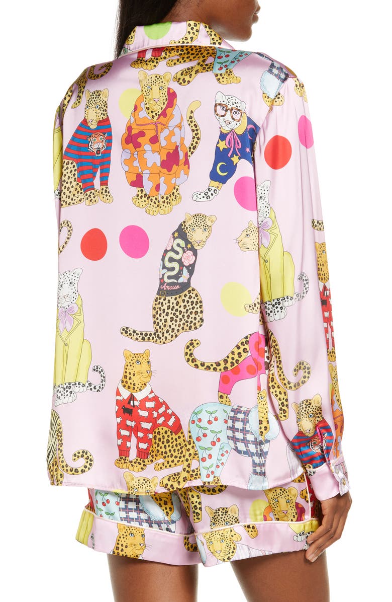 Karen Mabon A Leopard Never Changes Its Spots Short Pajamas, Alternate, color, 