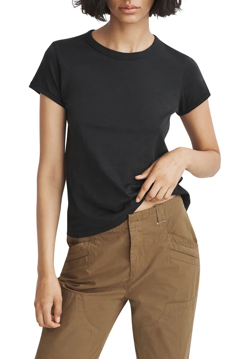The Slub Tee, Main, color, BLACK