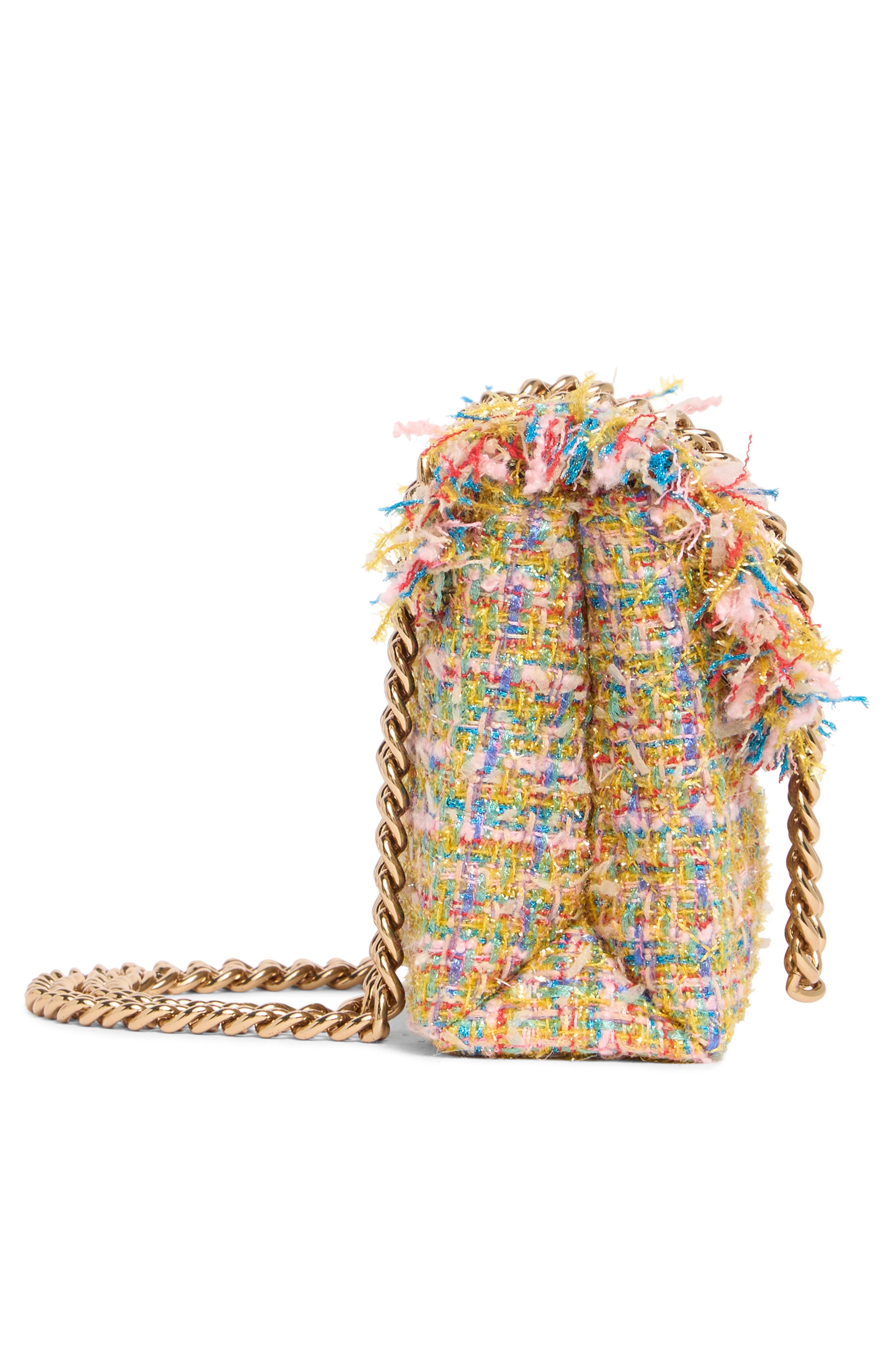 Kurt Geiger London Mini Brixton Tweed Shoulder Bag, Alternate, color, 