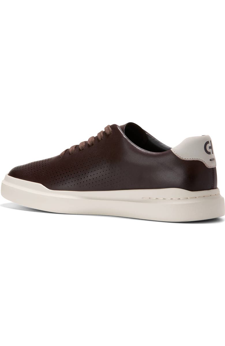 Cole Haan Laser Cut Leather Sneaker, Alternate, color, Madra/ Oyster Mushroom