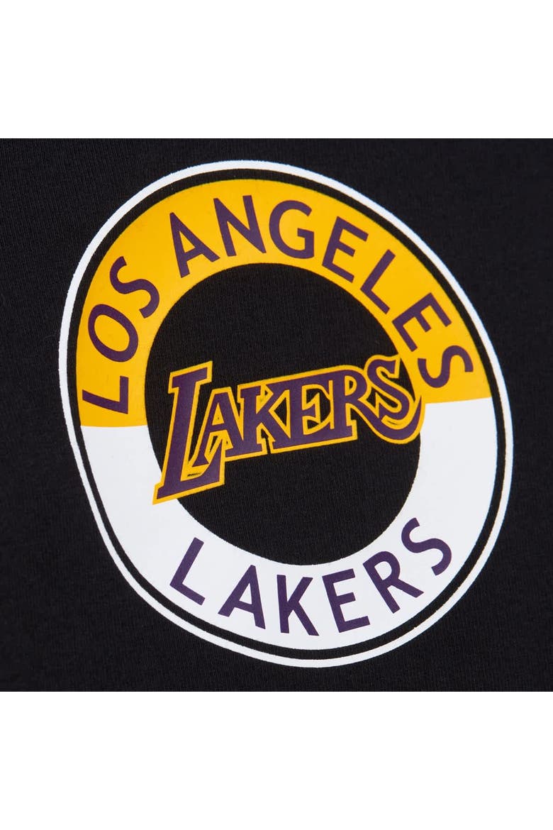 Men's Black Los Angeles Lakers Black Out Collection Vintage Premium T-Shirt, Alternate, color, Black