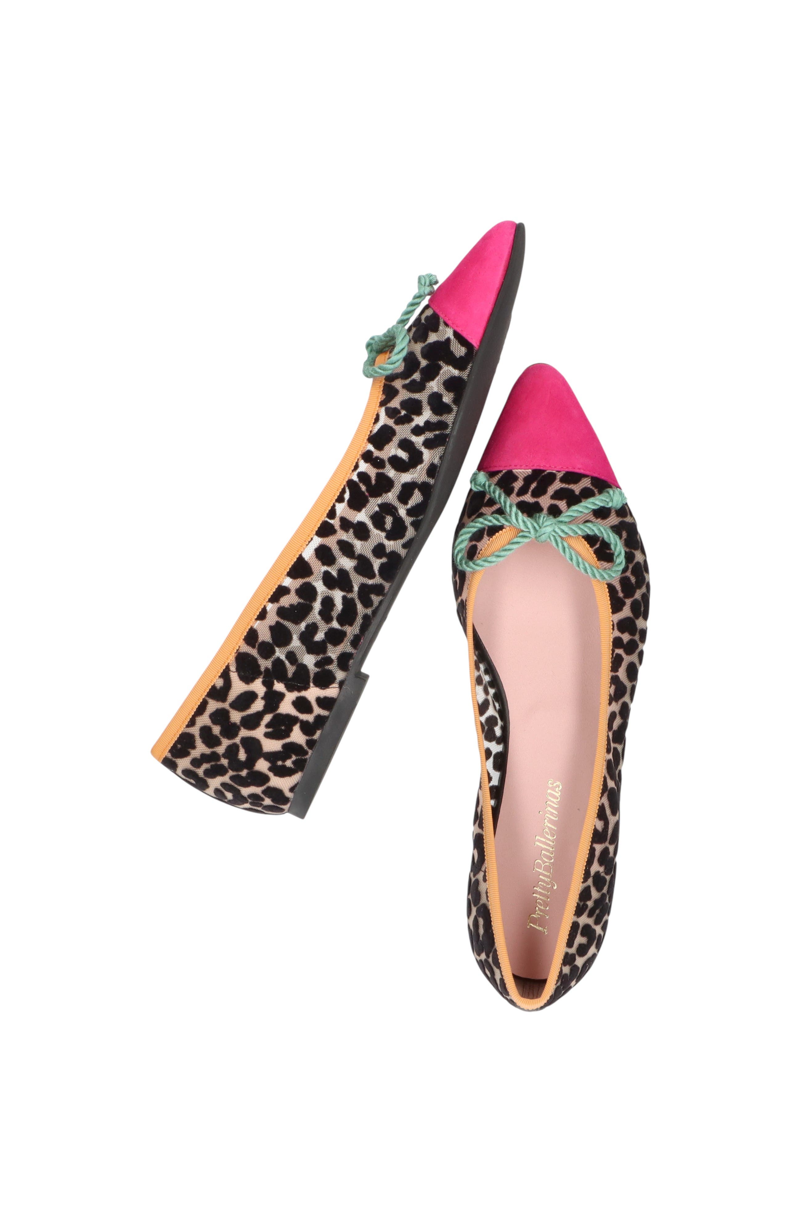 Pretty Ballerinas Pointed Toe Mesh Ballet Flat, Alternate, color, Black