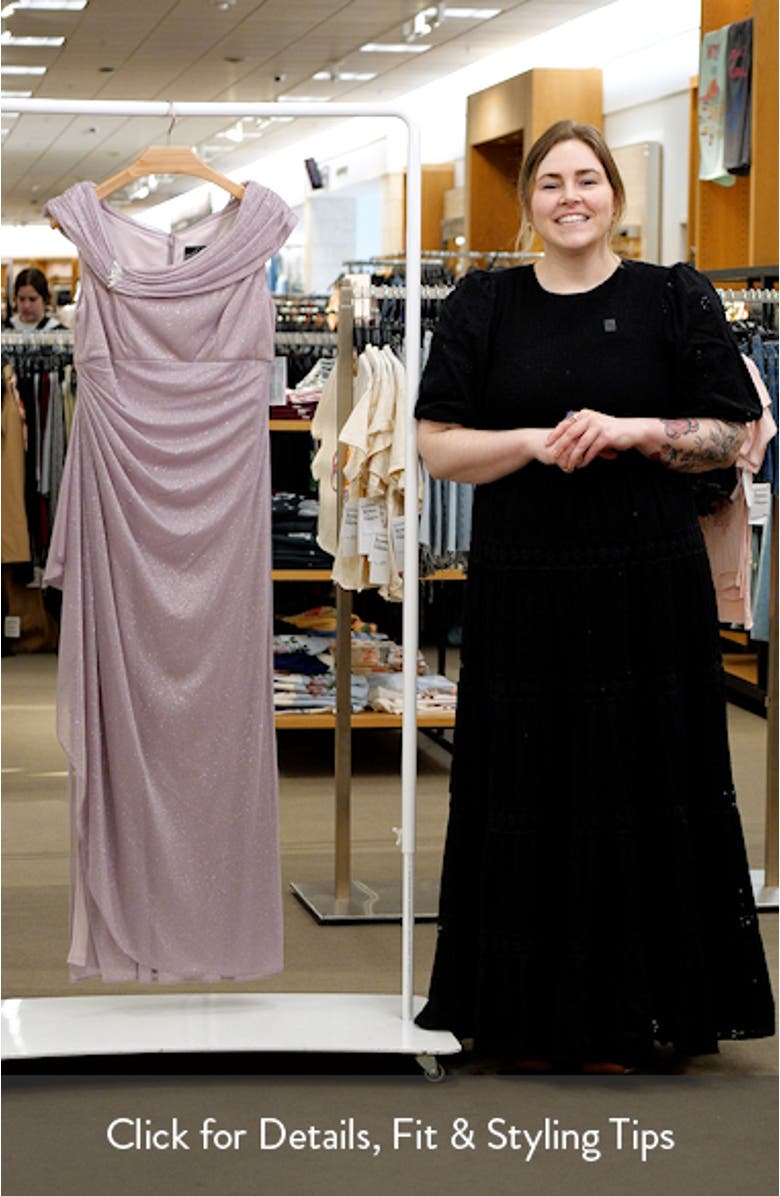 Embellished L-Neck Gown, sales video thumbnail