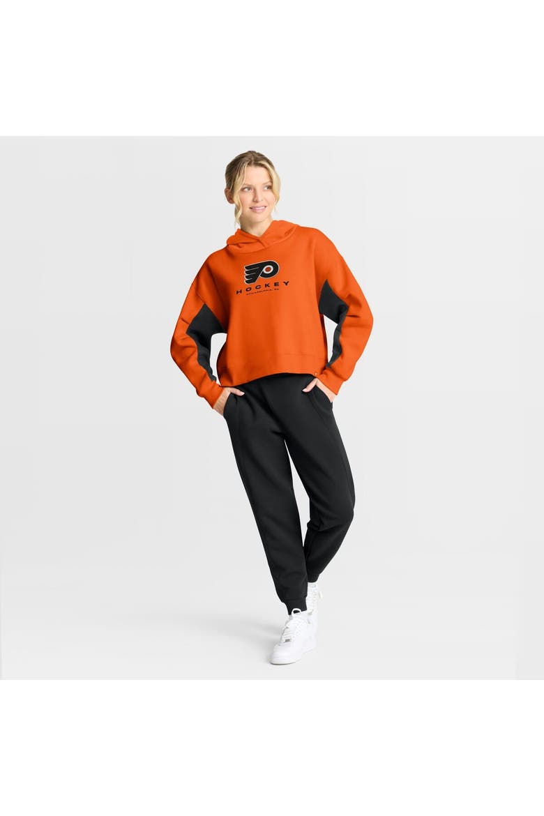 Women's Fanatics Orange Philadelphia Flyers Back Check Boxy Hoodie, Alternate, color, Orange