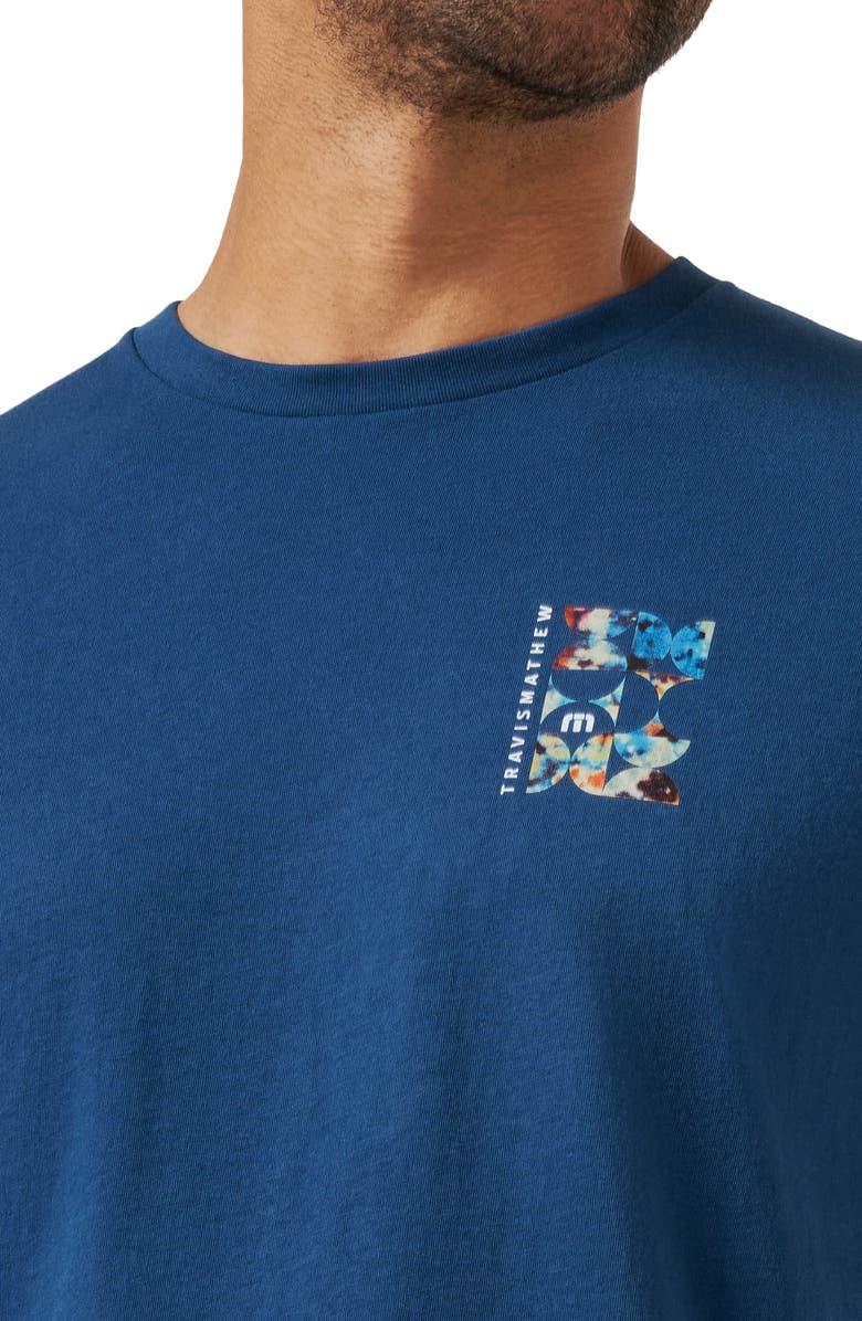 TravisMathew Return Ticket Graphic T-Shirt, Alternate, color, Titan