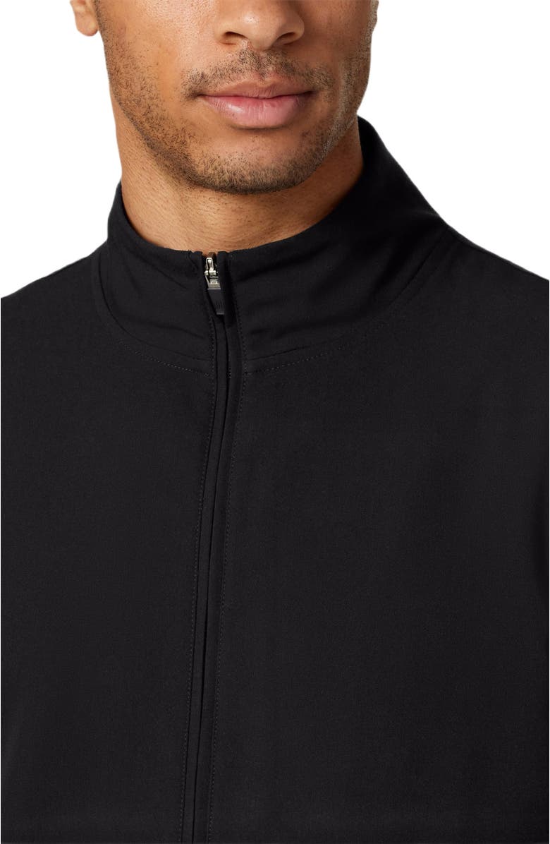 JAANUU Wolfe Men's 6-Pocket Classic Scrub Jacket, Alternate, color, Black