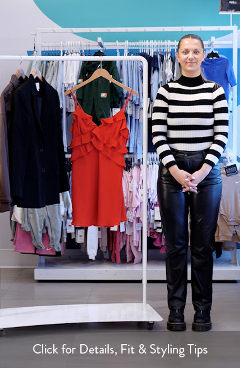 Ruffle Chiffon Cocktail Minidress, sales video thumbnail