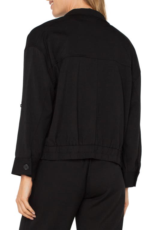 Shop Liverpool Los Angeles Utility Jacket In Black