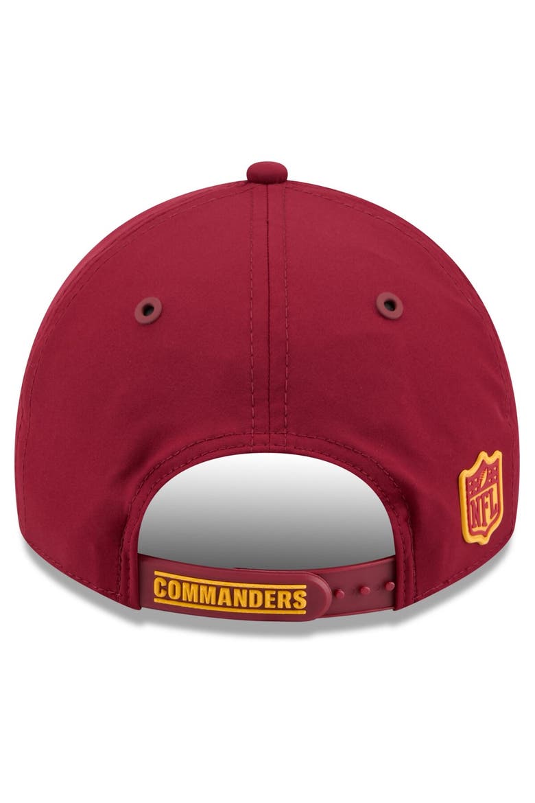 Men's New Era Burgundy Washington Commanders 2026 Sideline Casual Classic Adjustable Hat, Alternate, color, Burgundy