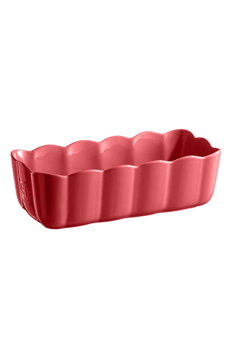 Emile Henry Madeleine Ceramic Loaf Pan, Main, color, Rose