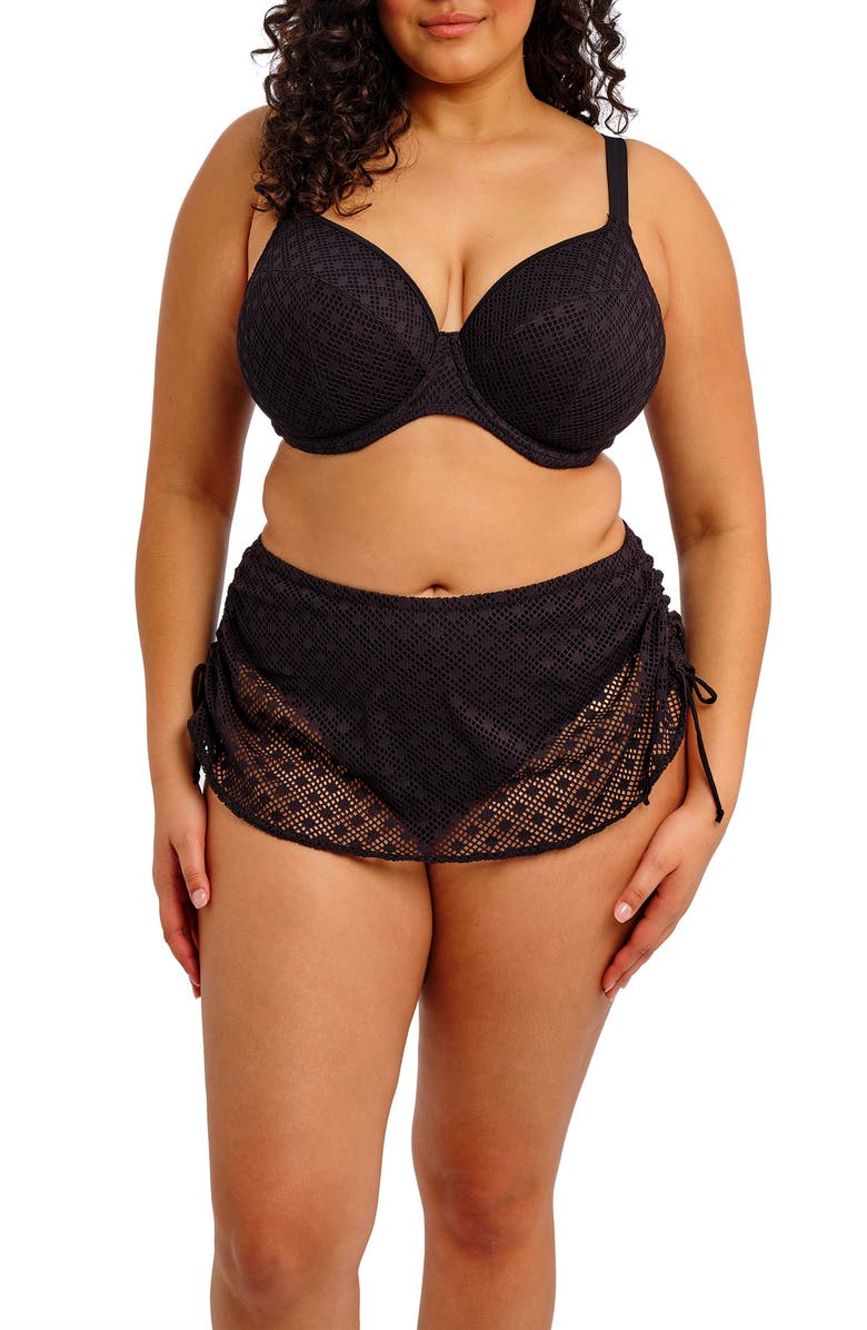 Elomi Bazaruto Adjustable Skirted Bikini Bottoms, Alternate, color,