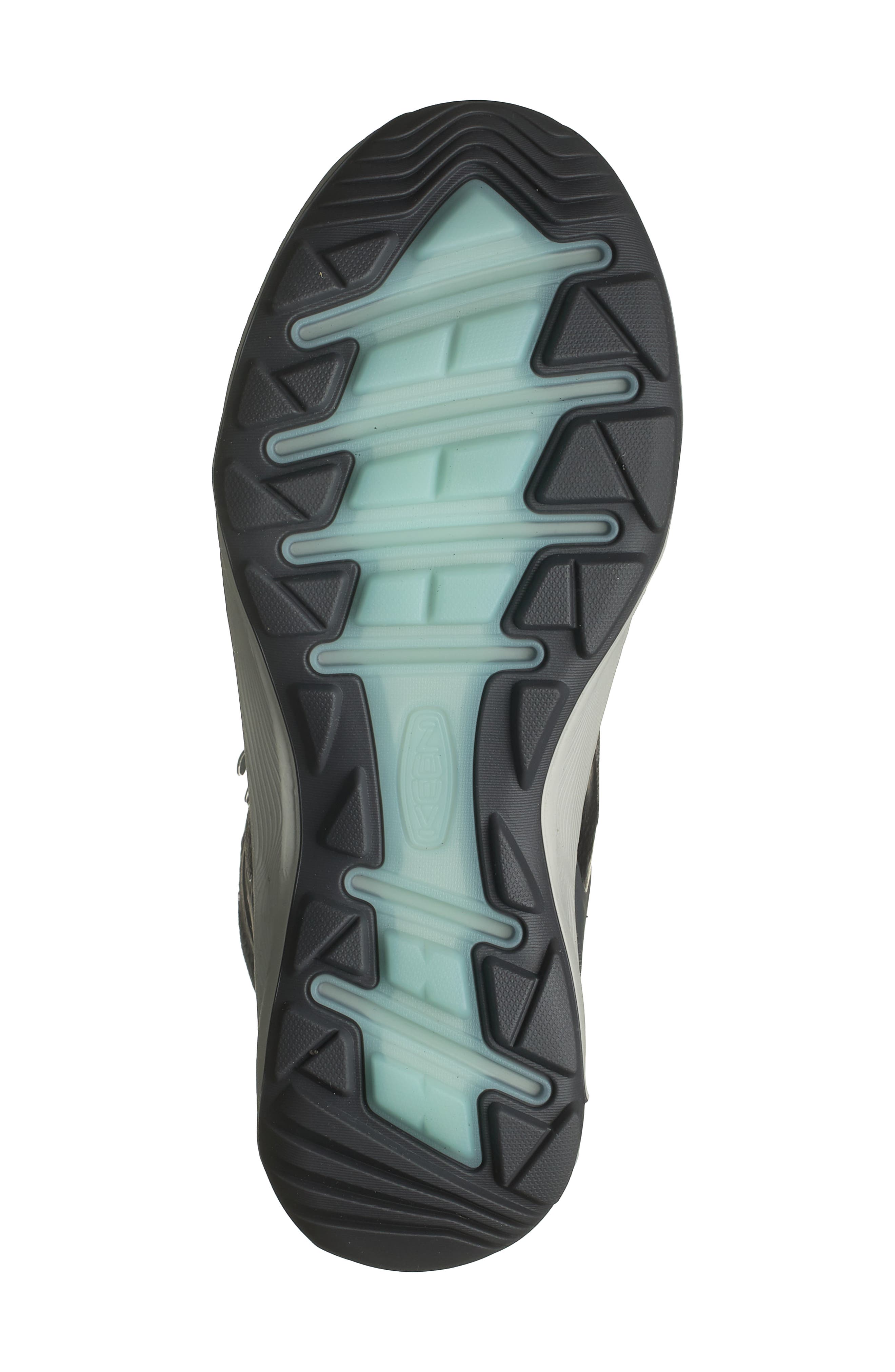 KEEN Terradora Flex Waterproof Mid Hiking Boot, Alternate, color, Magnet/ Cloud Blue