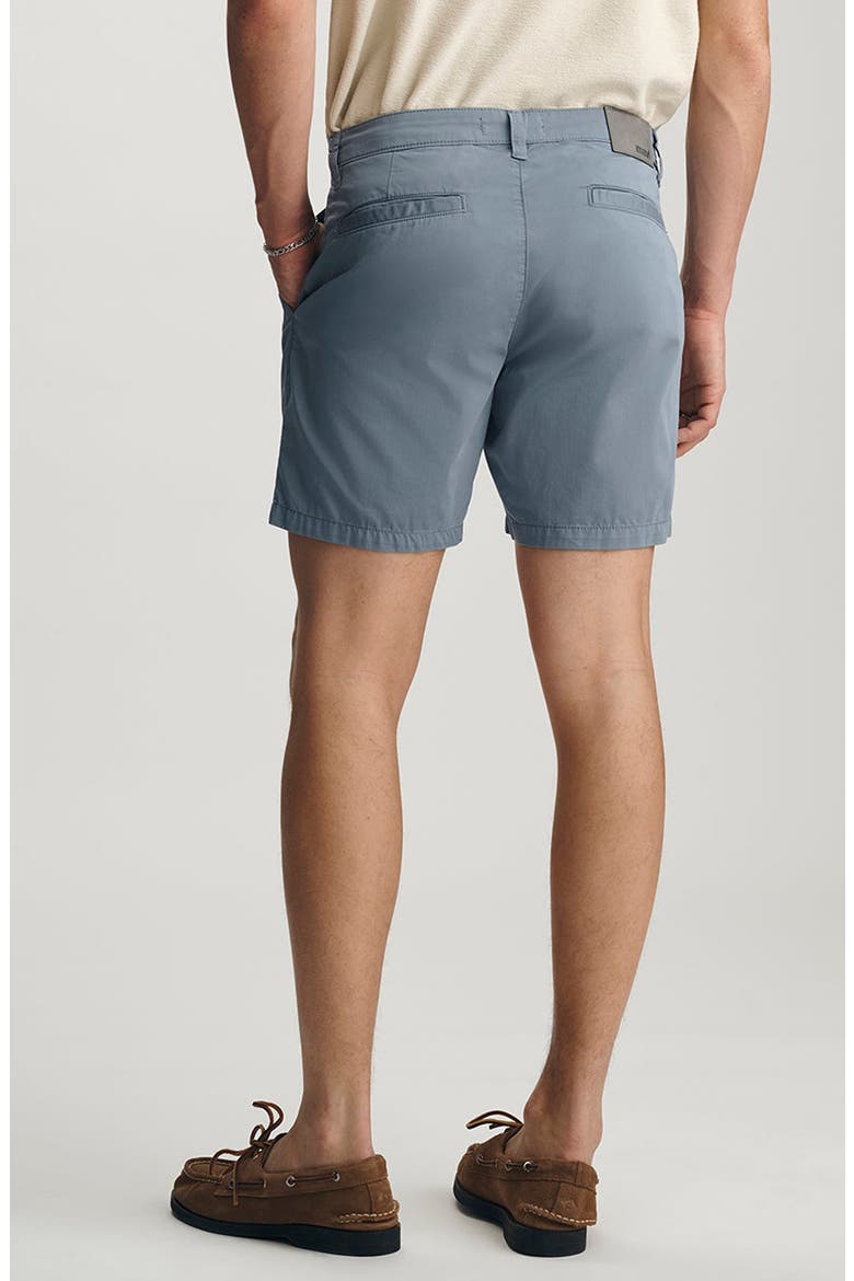 Nate City Smart Flat Front Stretch Twill Shorts, Alternate, color, STEEL CITY SMART