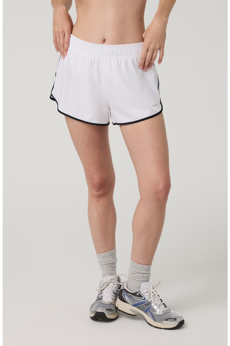 Clementine Retro Shorts, Main, color, WHITE