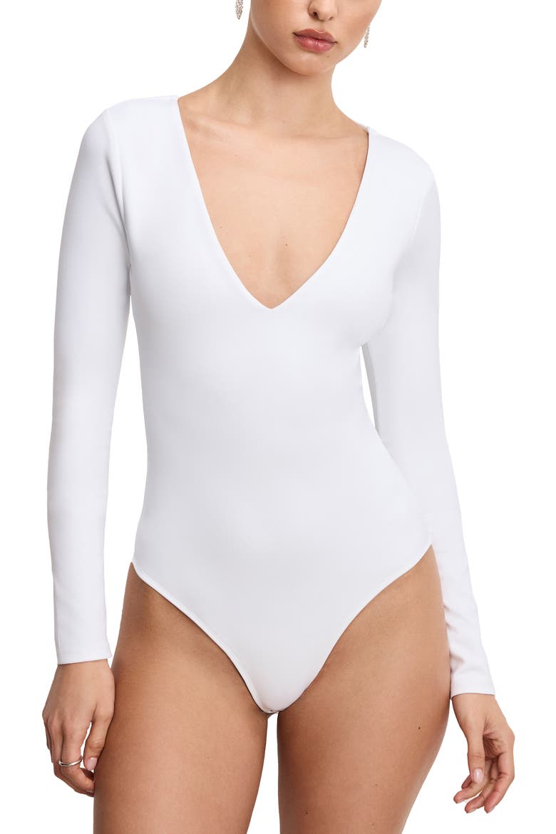 Dolly Sculpting Bodysuit, Alternate, color, WHITE001