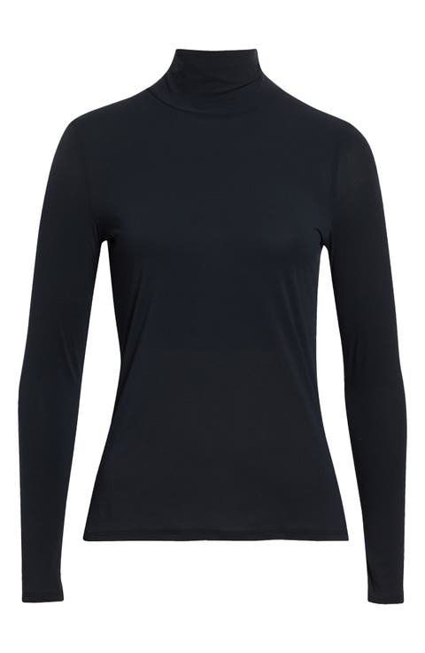 The Nuda Jersey Turtleneck Top