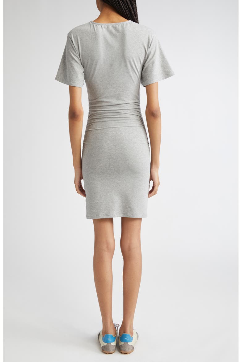 Mes Stretch Cotton T-Shirt Dress, Alternate, color, GREY