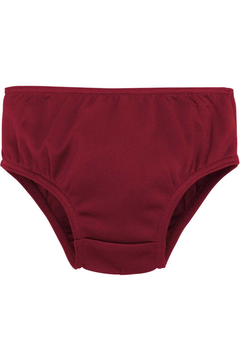 Girls Infant Burgundy Washington Commanders Cheer Captain Jumper Dress, Alternate, color, Burgundy