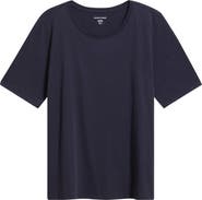 Eileen Fisher Crewneck Organic Cotton T-Shirt