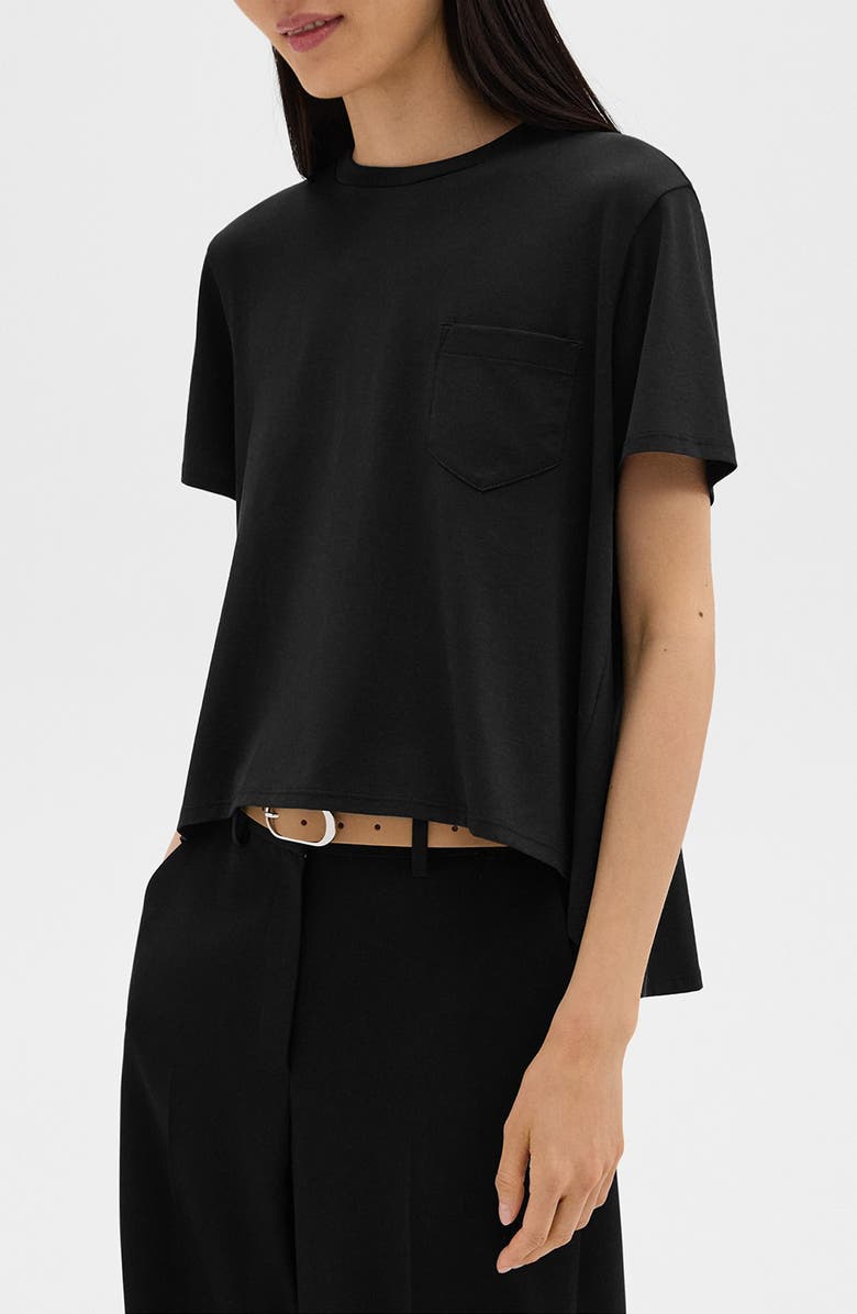 Theory Easy Apex High-Low Pocket T-Shirt, Alternate, color,