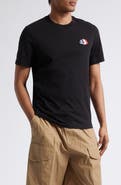 Moncler Tricolor Logo Patch Pima Cotton T-Shirt