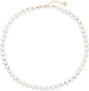 Nordstrom Imitation Pearl & Glass Bead Necklace