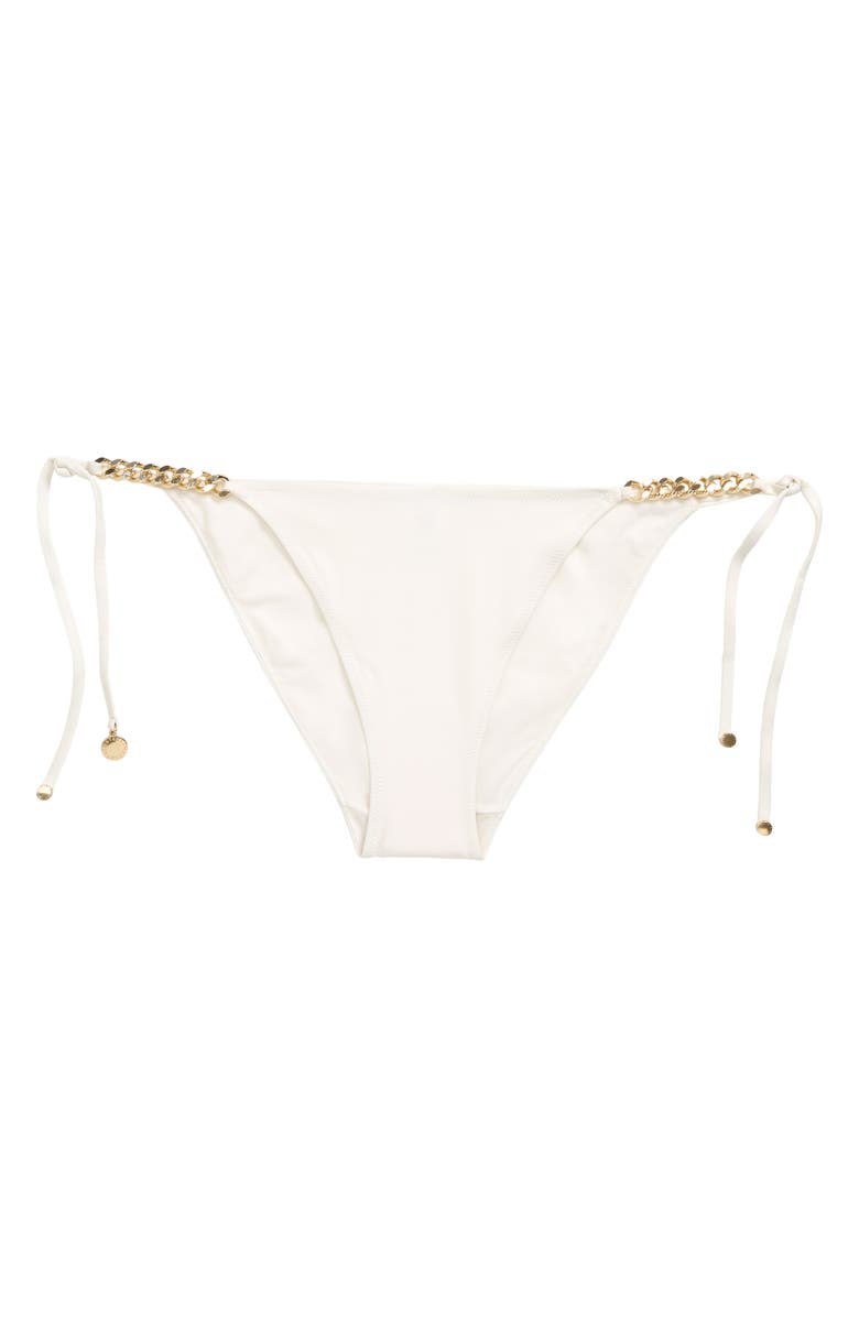 Stella McCartney Swim Stella McCartney Chain Bikini Bottoms, Main, color, Ivory