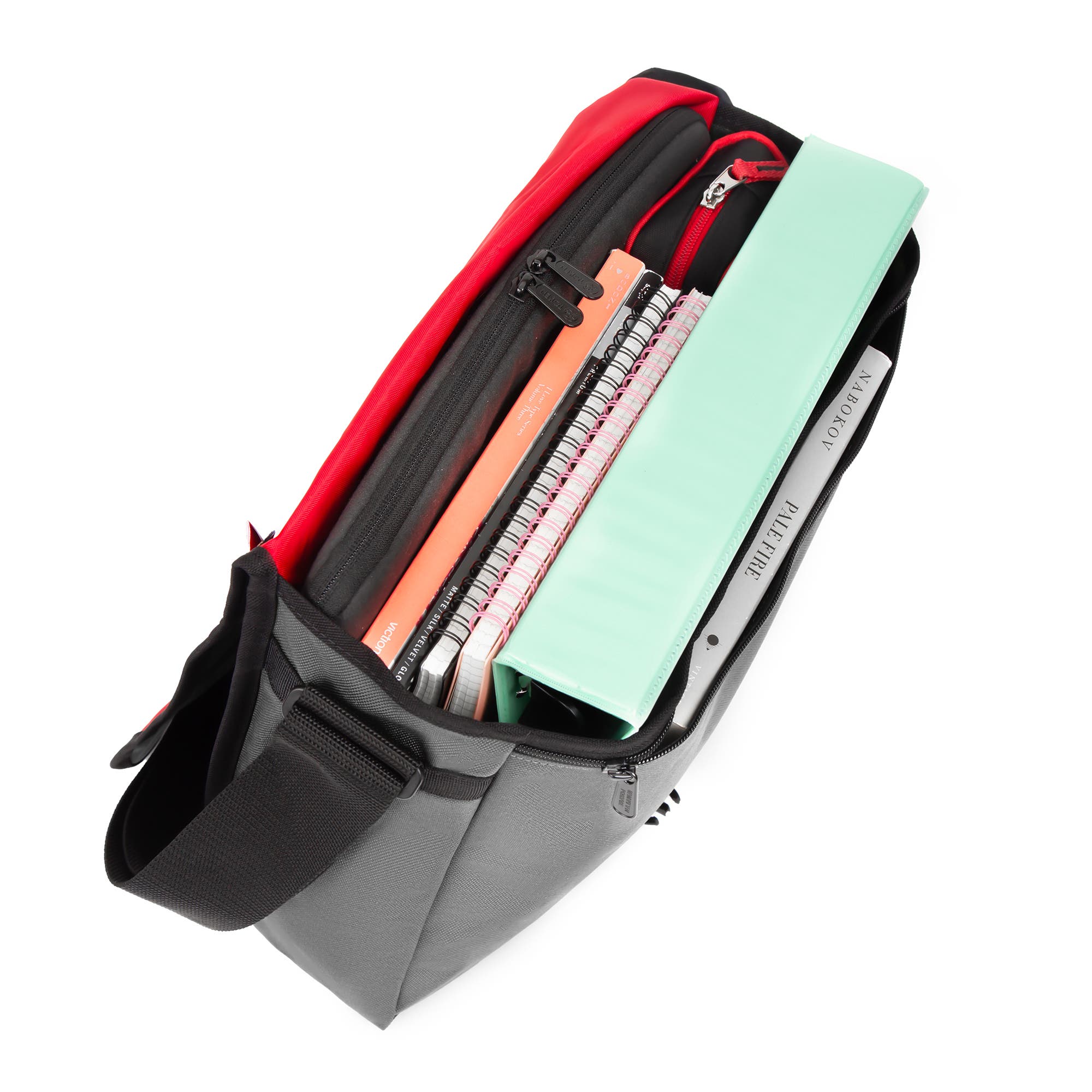 DJ Messenger Bag, Alternate, color, Grey