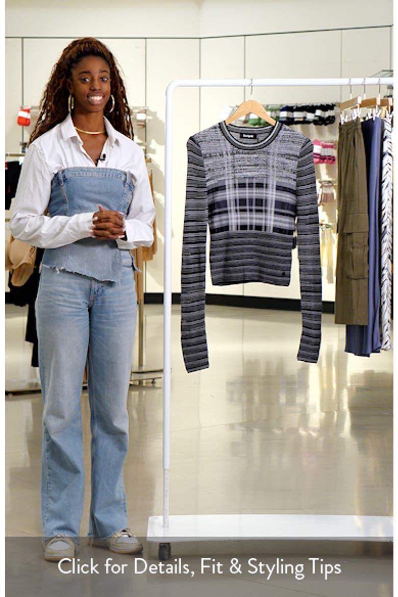 Chan Plaid Knit Top video