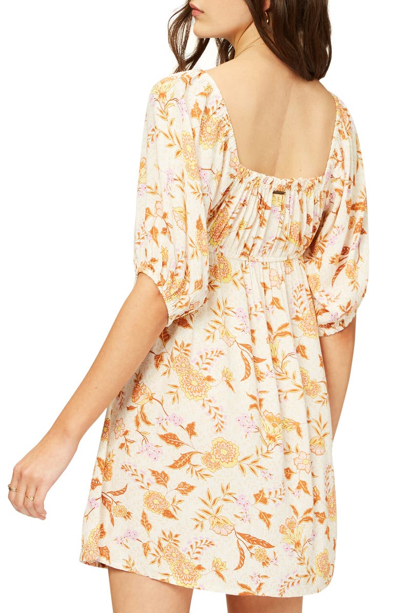 Billabong With Love Babydoll Minidress, Alternate, color,