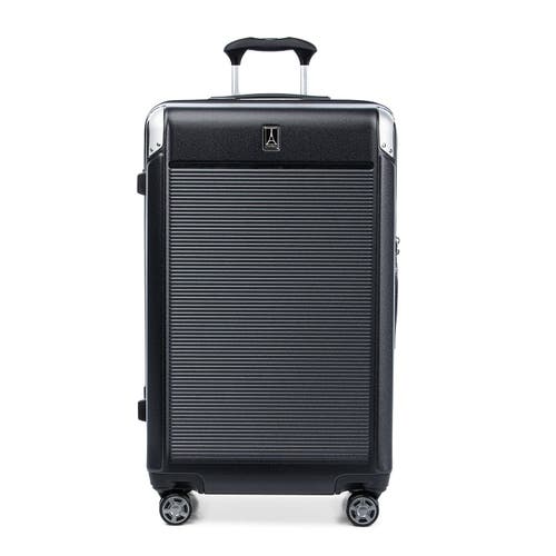 Travelpro Platinum Elite Hardside Expandable Checked- Large 28-inch Spinner Wheel Luggage In Shadow Black