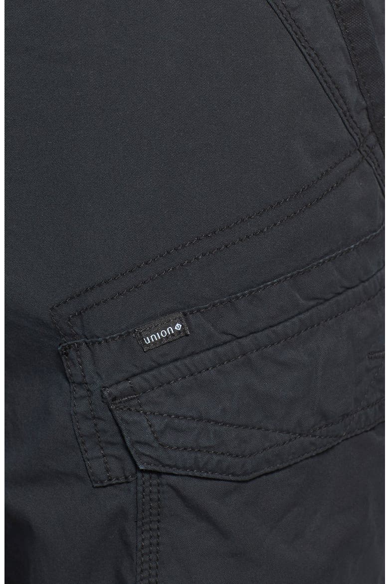 'Logan' Cargo Shorts, Alternate, color, JET BLACK