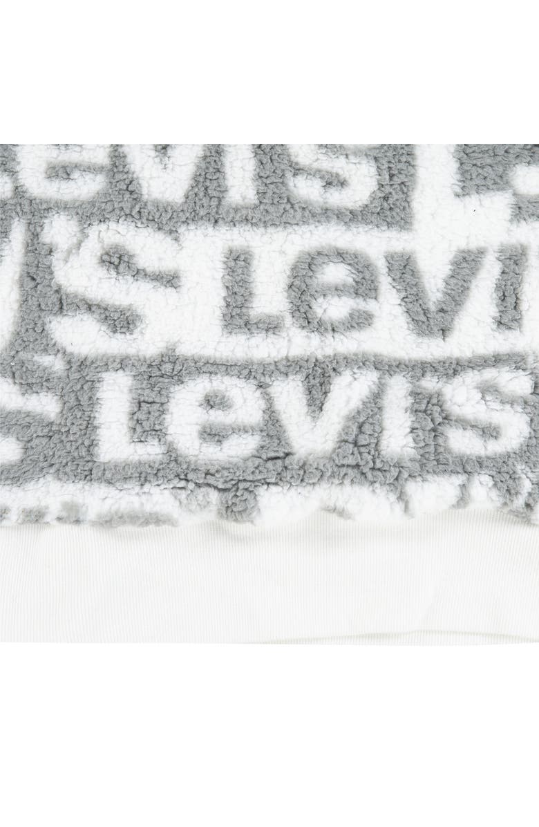 Levi's<sup>®</sup> Kids' Colorblock Logo Print Half Zip Fleece Pullover, Alternate, color, 