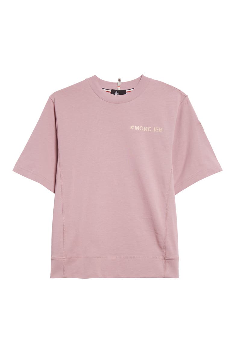 Logo Cotton Jersey T-Shirt, Alternate, color, PINK DOLPHIN