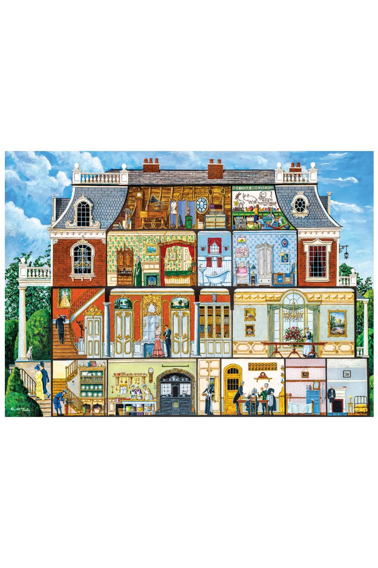 Walden's Manor House 1000 Piece Puzzle, Alternate, color, Multicolor
