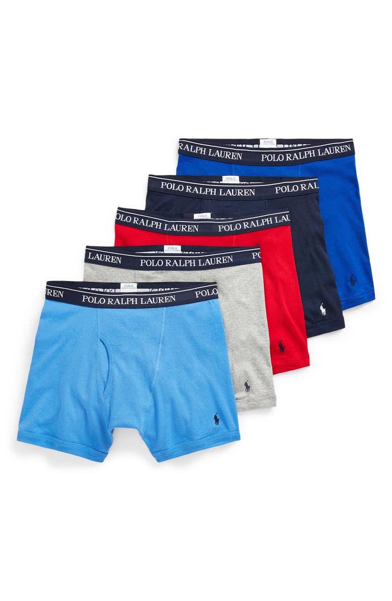5-Pack Cotton Boxer Briefs