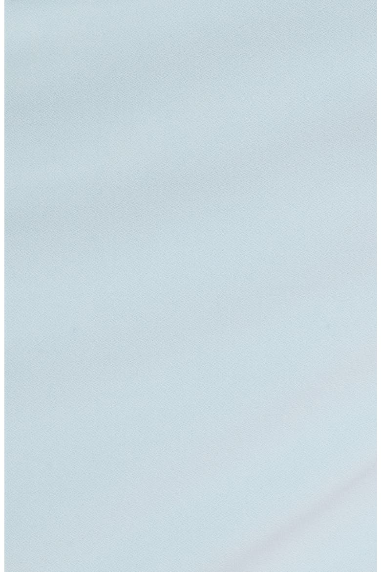Strapless Crepe Midi Dress, Alternate, color, BLUE DELICATE