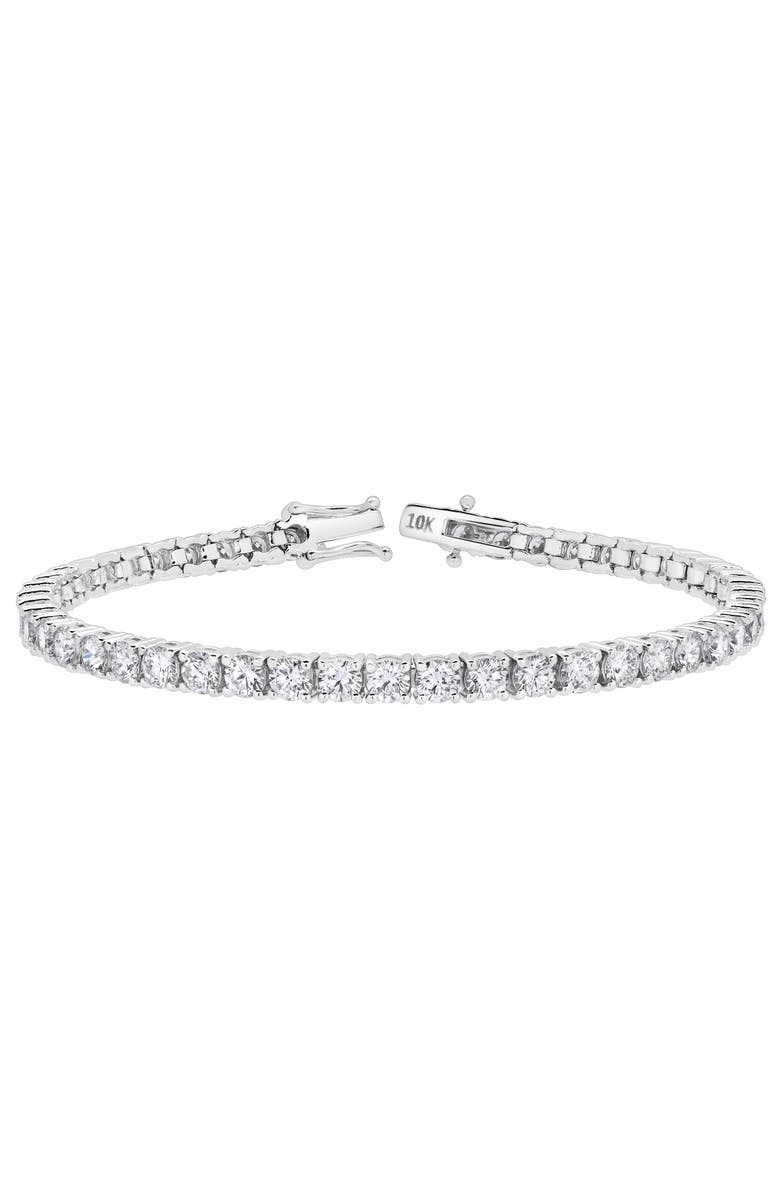 LuvMyJewelry 15Luv 10K White Gold Lab Grown Diamond Tennis Bracelets - 13.24 Carats, Main, color, 10K White Gold