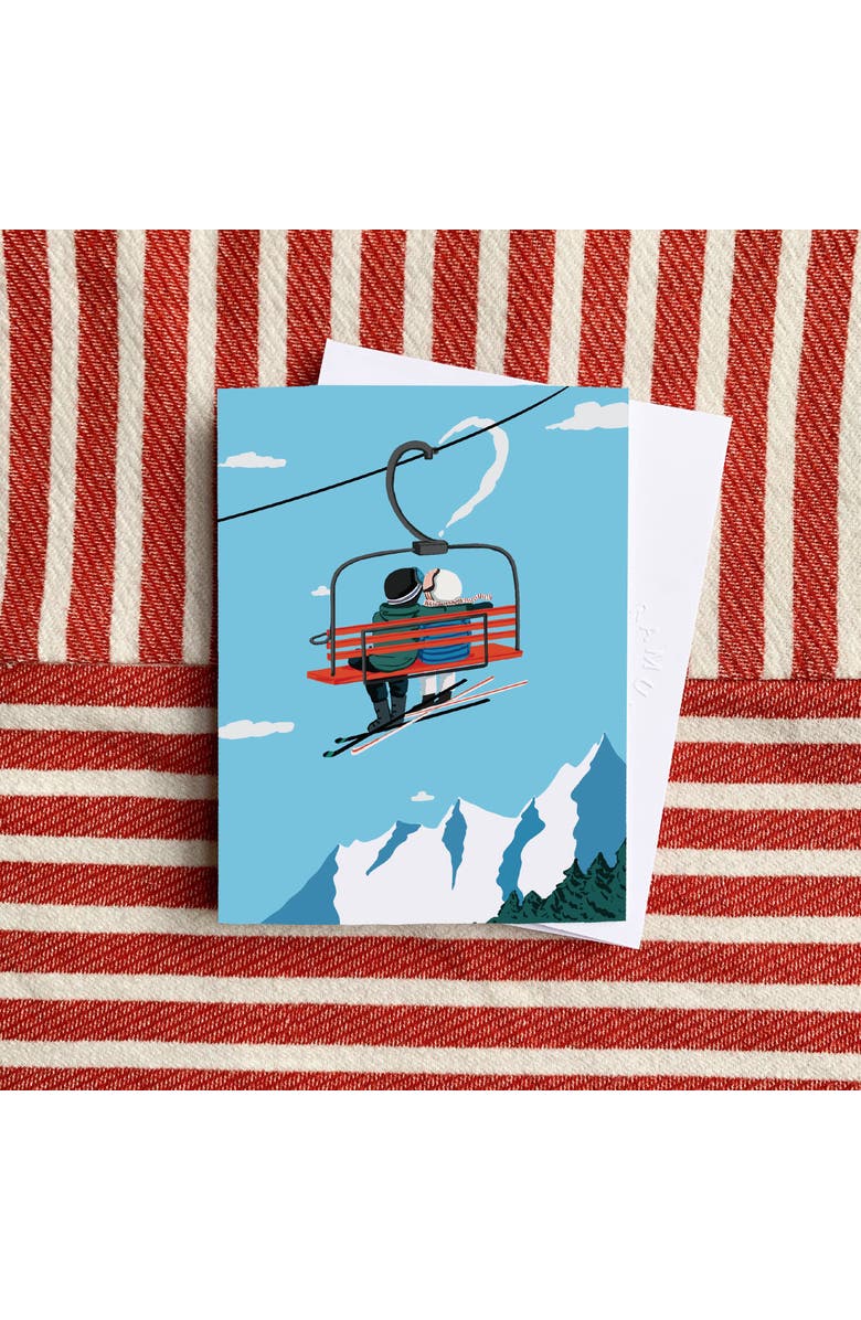 Ramus & Co Love/Friendship Greeting Cards "Ski Love", Alternate, color, Multi-Pack