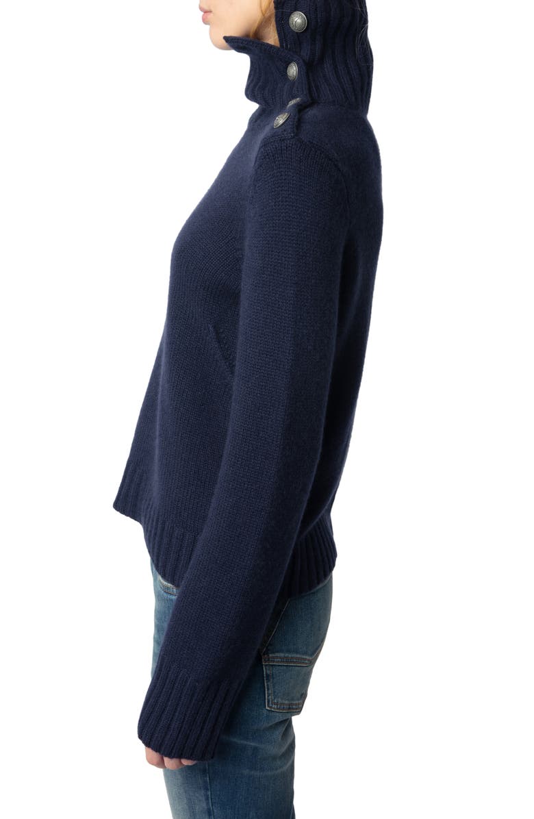 Zadig & Voltaire Nalma Cashmere Sweater, Alternate, color, 