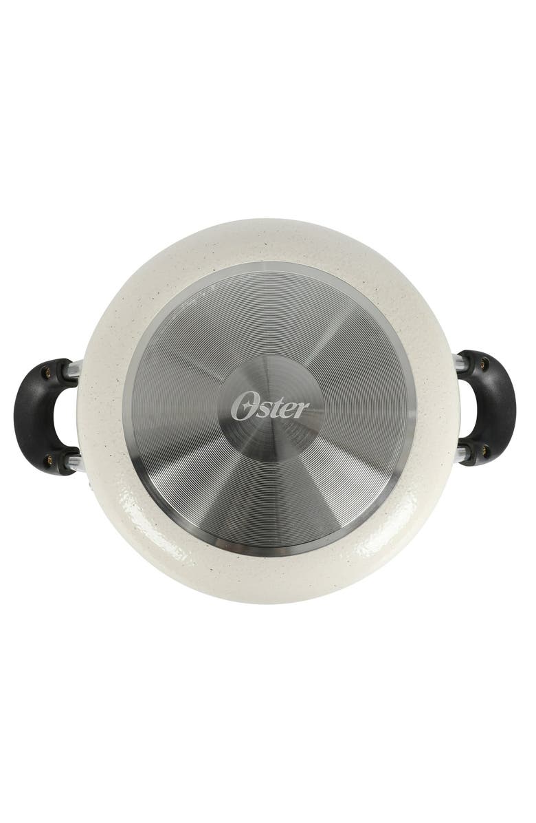 OSTER Clairborne 6.9 Quart Nonstick Aluminum Caldero with Lid, Alternate, color, Black